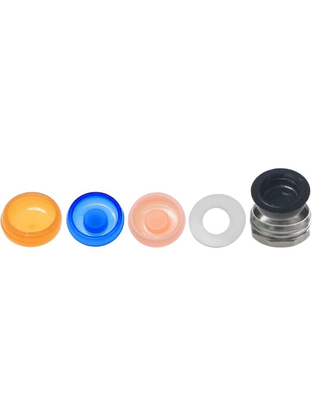Universal Overdenture Retention Caps Kit - Metal Housing, Secure Fit, Easy Use